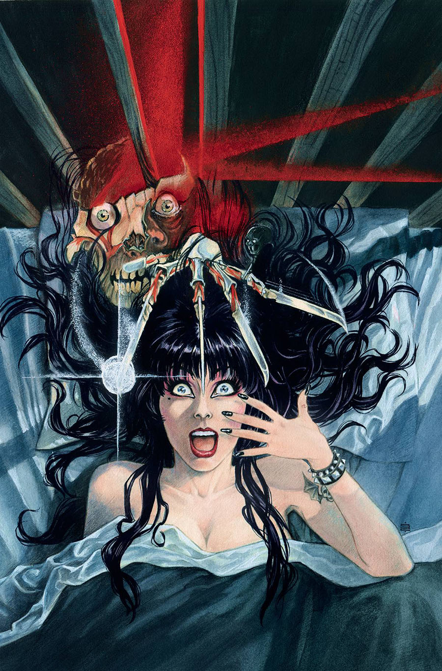 Elvira In Horrorland #4 Cover H Incentive Silvia Califano Virgin Cover