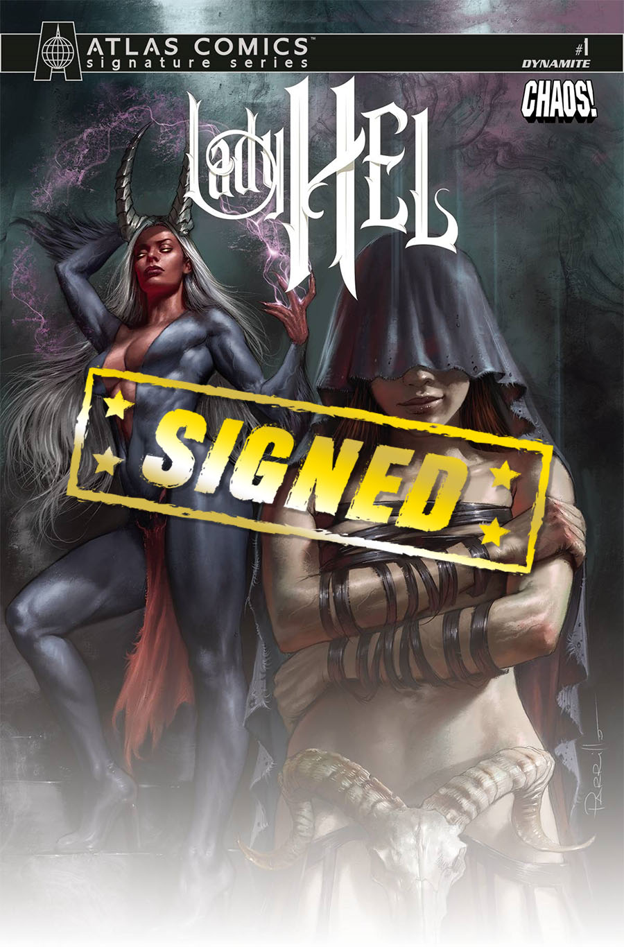 Lady Hel #1 Cover N Atlas Comics Signature Edition Signed By Erik Burnham