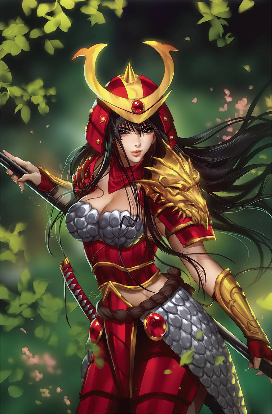 Samurai Sonja #3 Cover K Limited Edition Lesley Leirix Li Virgin Cover