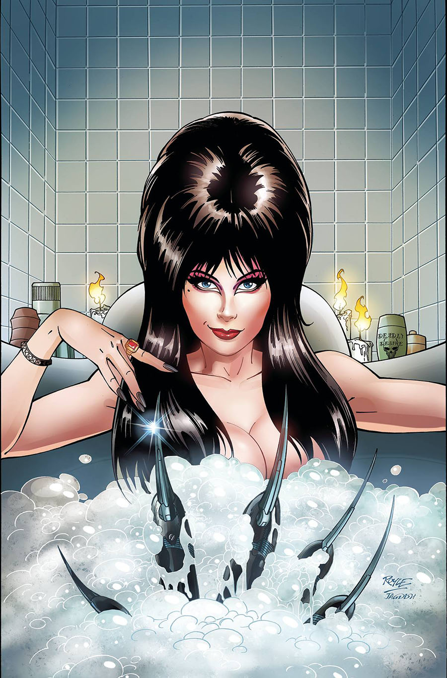 Elvira In Horrorland #4 Cover J Limited Edition John Royle Virgin Cover
