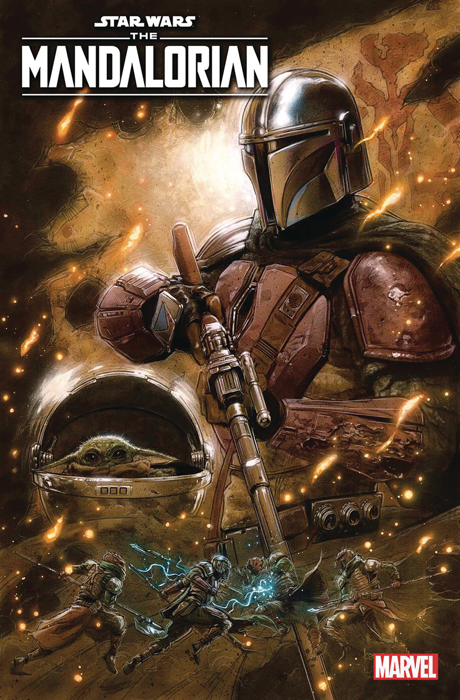 Star Wars The Mandalorian #2 Cover G DF Signed By Rodney Barnes