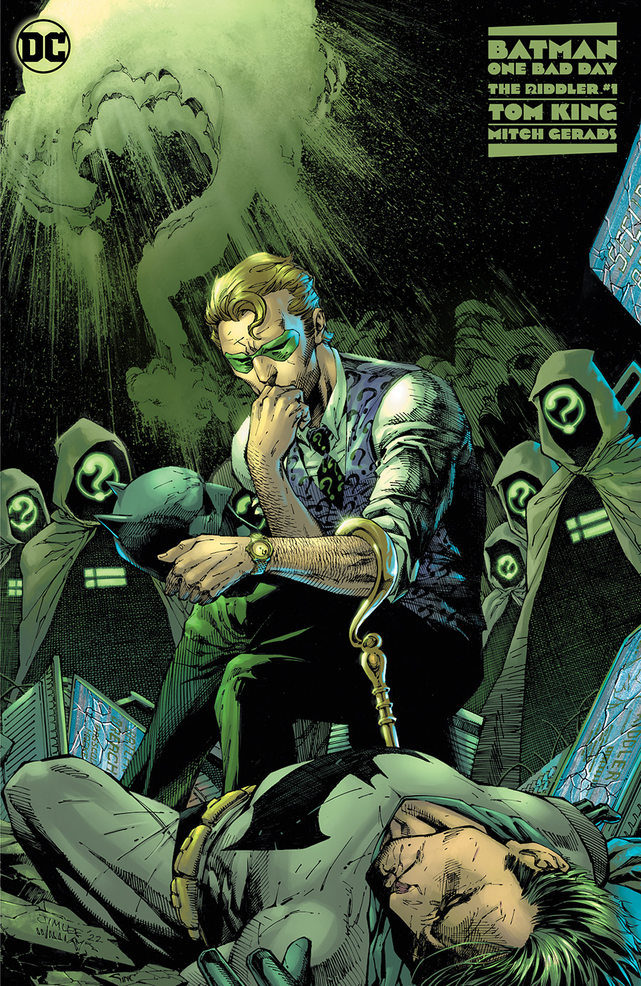 Batman One Bad Day The Riddler 1 One Shot Cover B Variant Jim Lee 
