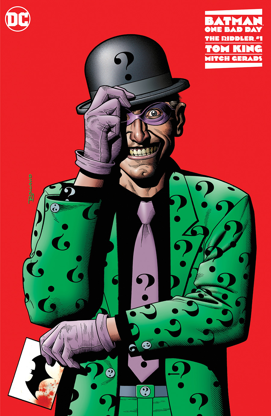 Batman One Bad Day The Riddler #1 (One Shot) Cover F Incentive Brian Bolland Variant Cover