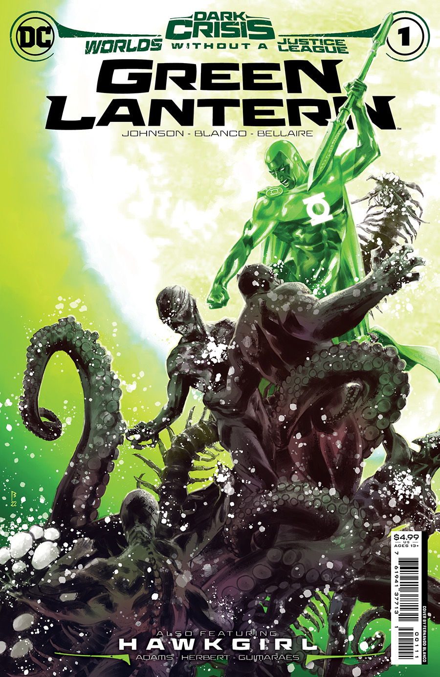 Dark Crisis Worlds Without A Justice League Green Lantern #1 (One Shot) Cover A Regular Fernando Blanco Cover