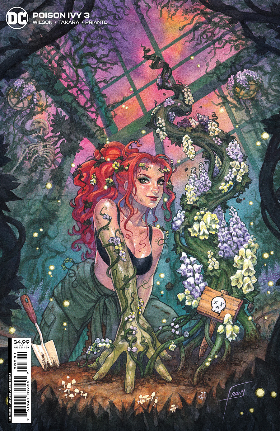 Poison Ivy #3 Cover E Incentive Justine Frany Card Stock Variant Cover