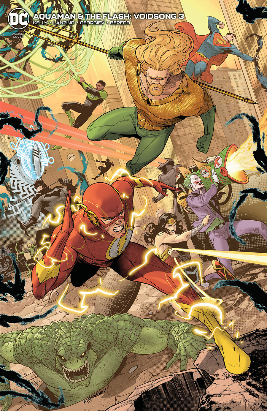 Aquaman & The Flash Voidsong #3 Cover B Variant Vasco Georgiev Cover