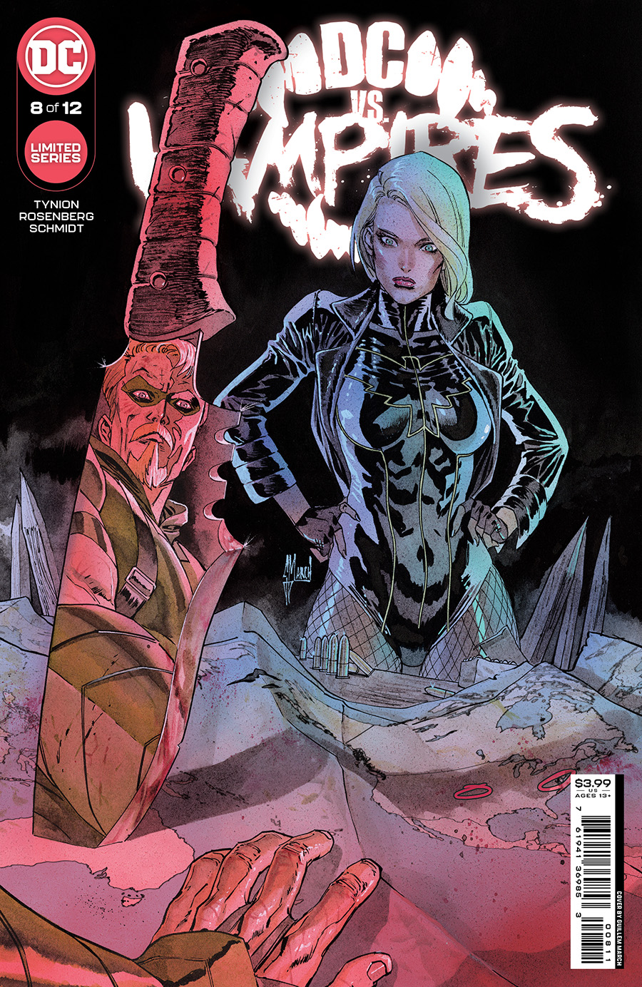DC vs Vampires #8 Cover A Regular Guillem March Cover