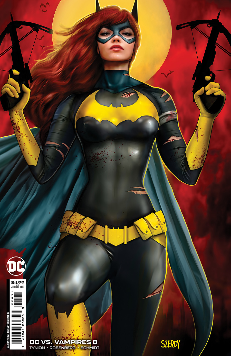 DC vs Vampires #8 Cover B Variant Nathan Szerdy Card Stock Cover