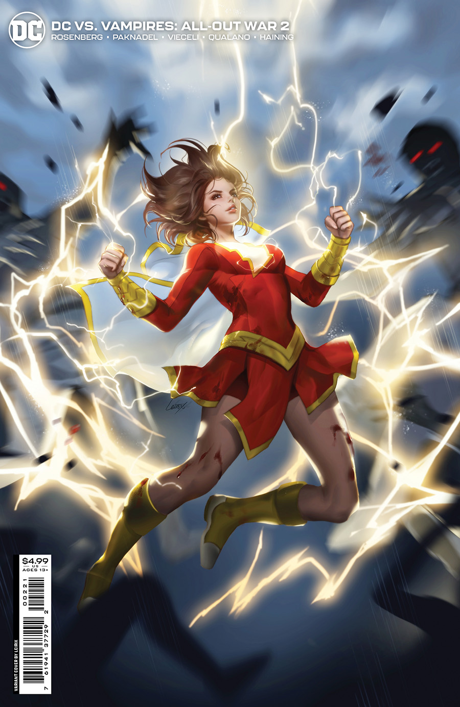 DC vs Vampires All-Out War #2 Cover B Variant Lesley Leirix Li Card Stock Cover