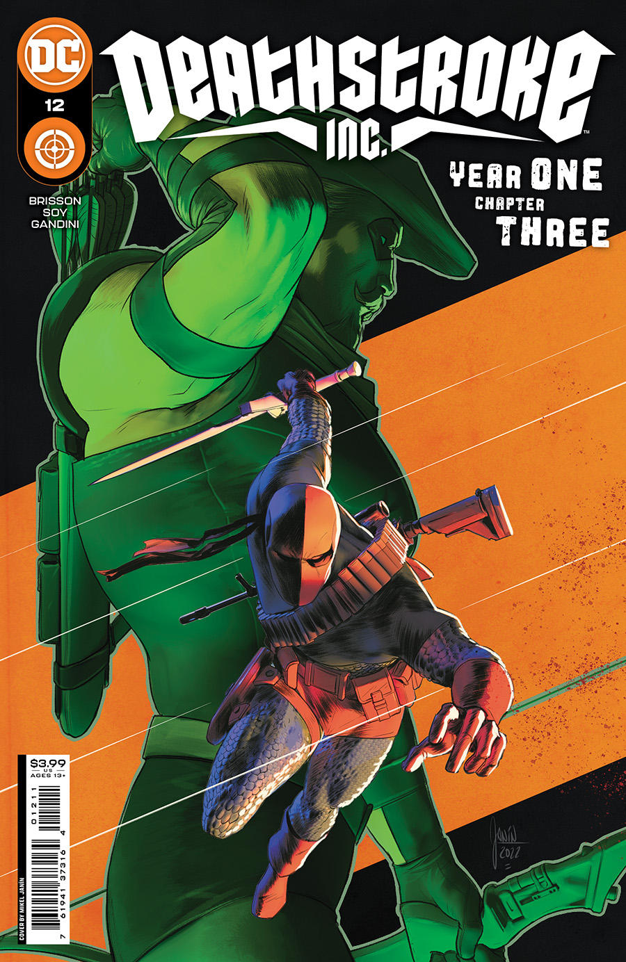 Deathstroke Inc #12 Cover A Regular Mikel Janin Cover