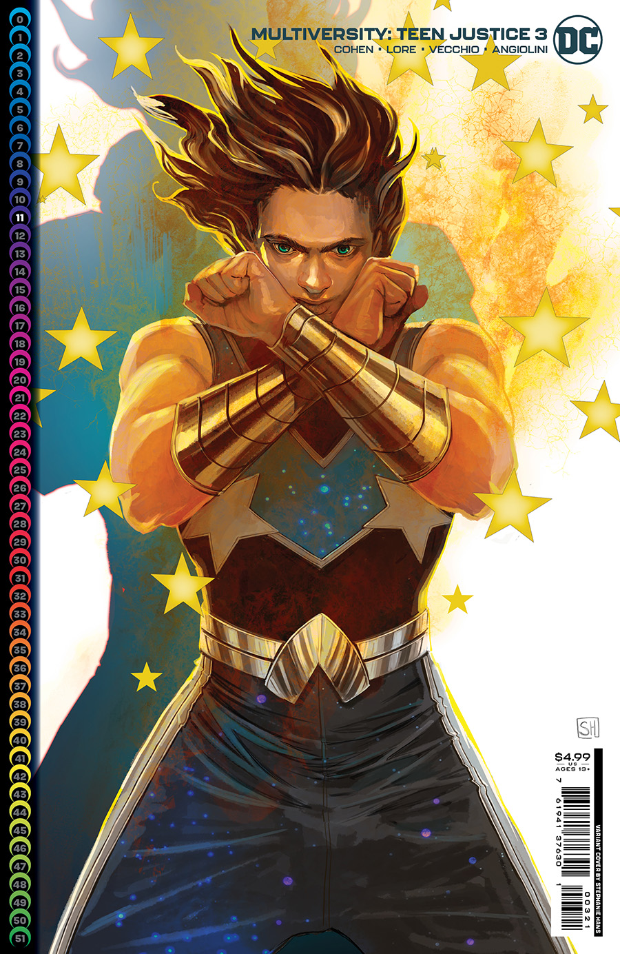 Multiversity Teen Justice #3 Cover B Variant Stephanie Hans Aquagirl Card Stock Cover
