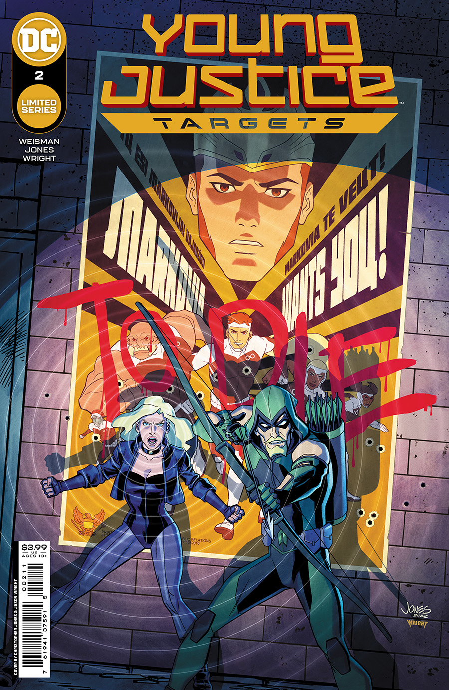 Young Justice Targets #2 Cover A Regular Christopher Jones Cover