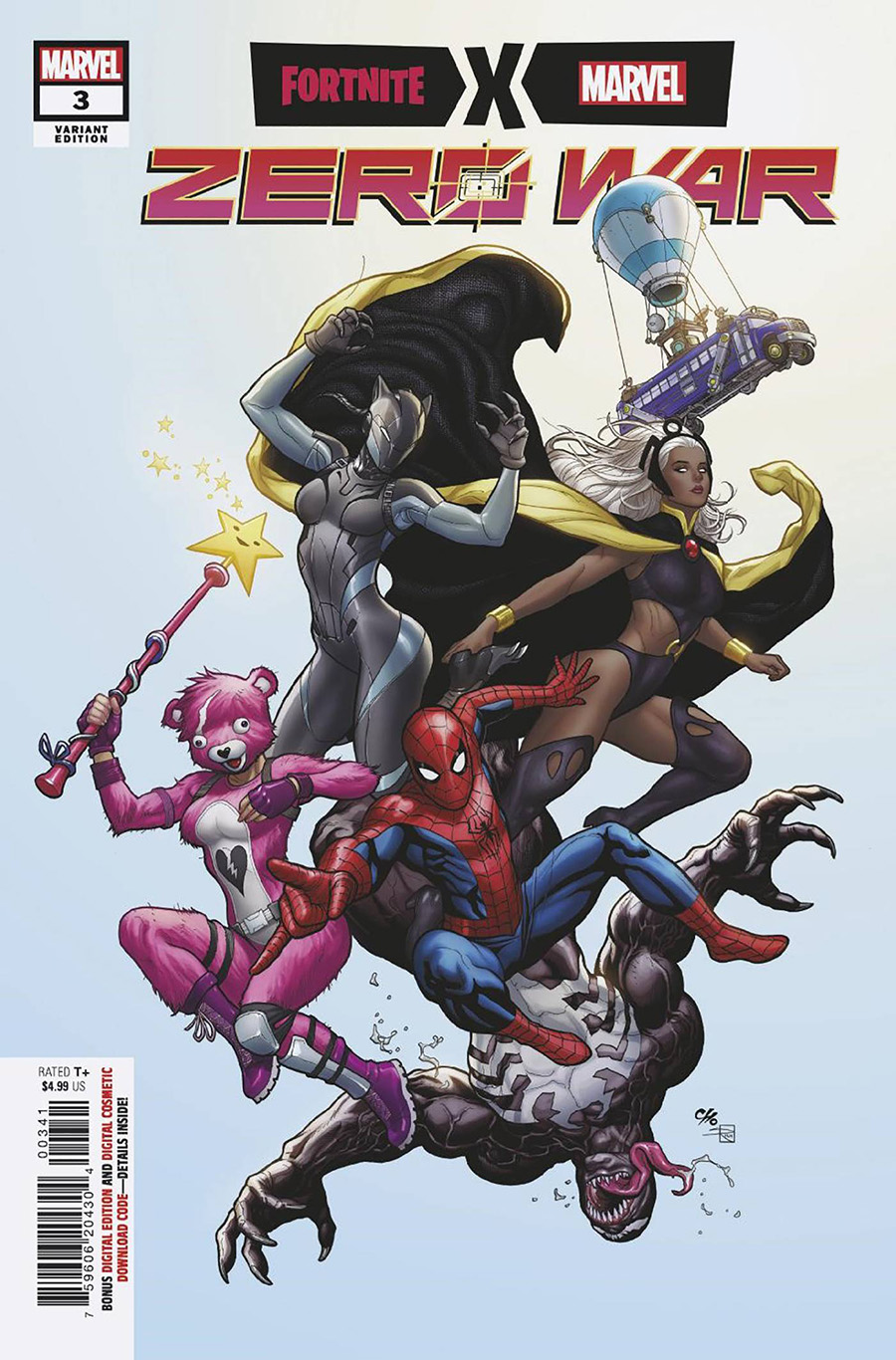 Fortnite x Marvel Zero War #3 Cover E Incentive Frank Cho Variant Cover