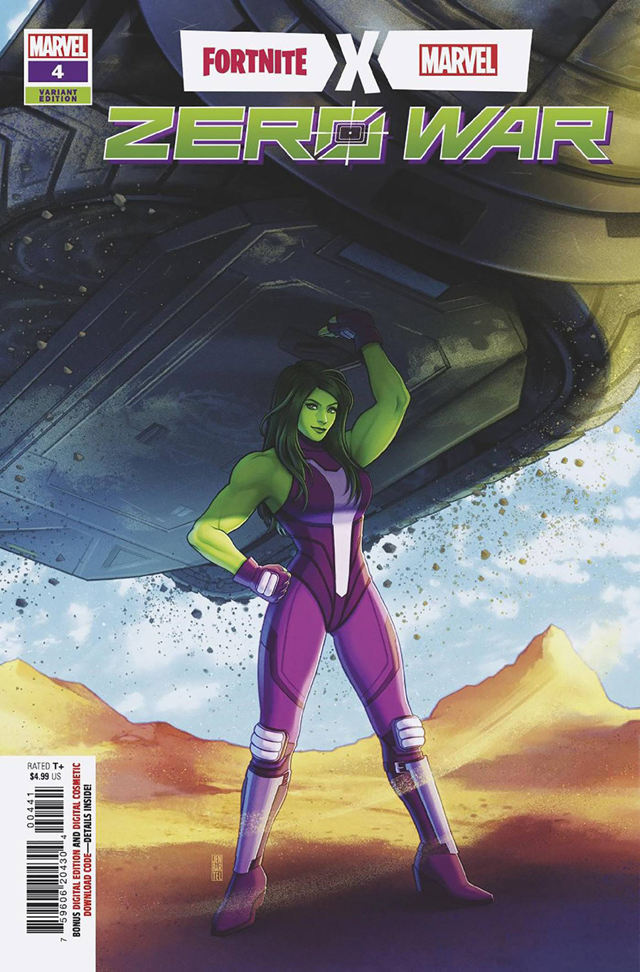 Fortnite x Marvel Zero War #4 Cover F Incentive Jen Bartel Variant Cover