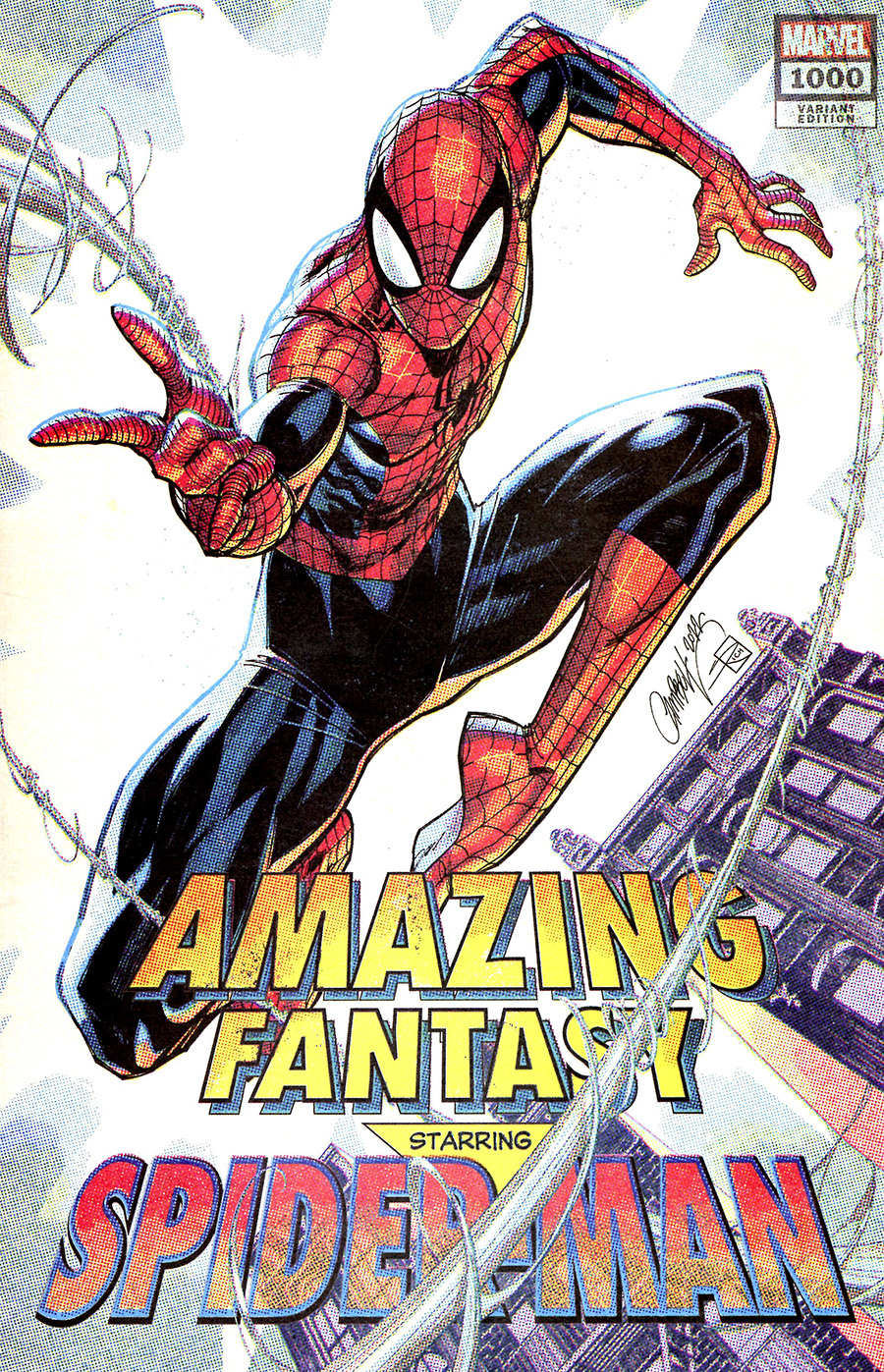 Amazing Fantasy Vol 3 #1000 (One Shot) Cover I Incentive J Scott Campbell Retro Variant Cover