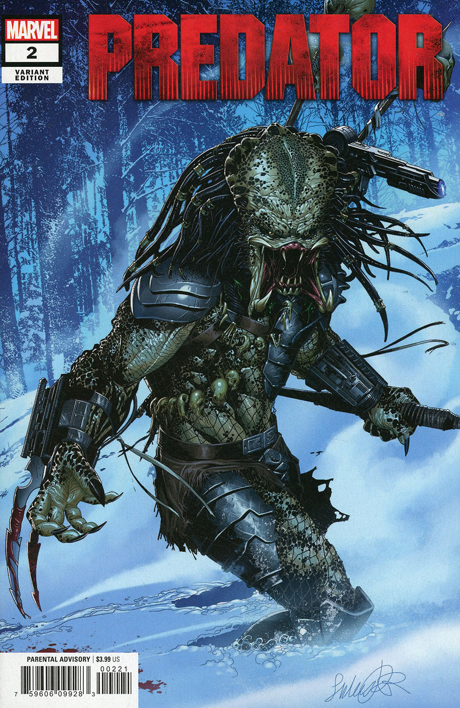 Predator Vol 3 #2 Cover C Incentive Salvador Larroca Variant Cover