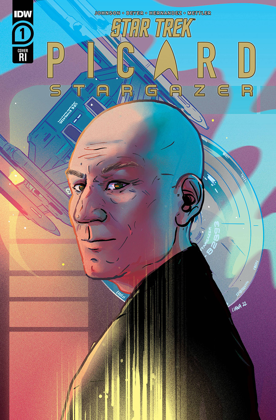 Star Trek Picard Stargazer #1 Cover C Incentive Liana Kangas Variant Cover