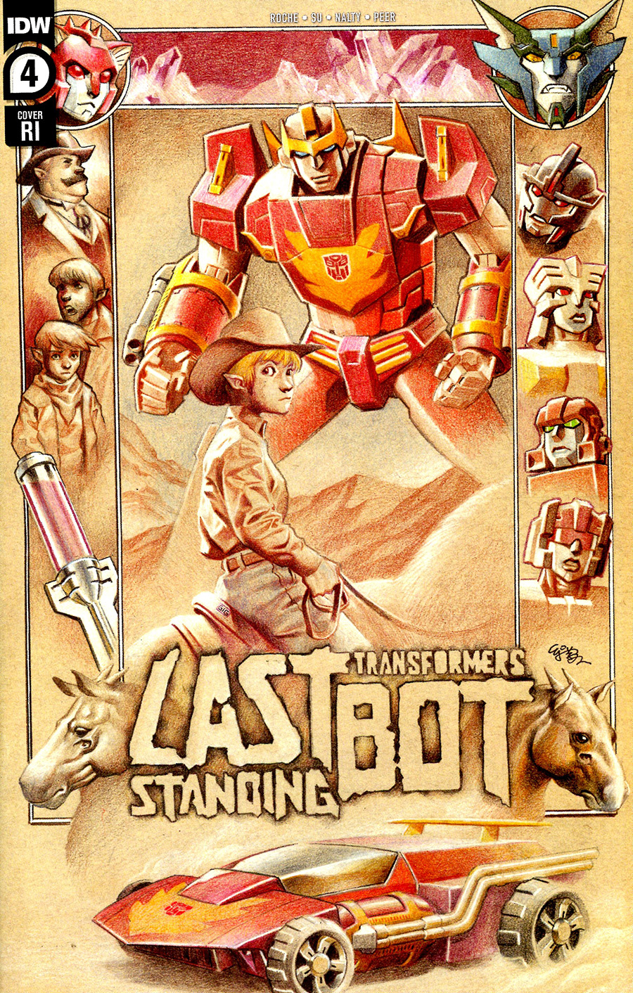 Transformers Last Bot Standing #4 Cover E Incentive EJ Su Variant Cover