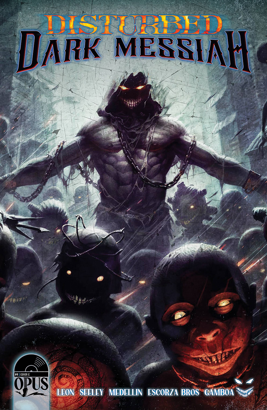 Disturbed Dark Messiah #4 Cover C Incentive Raymond Swanland Variant Cover