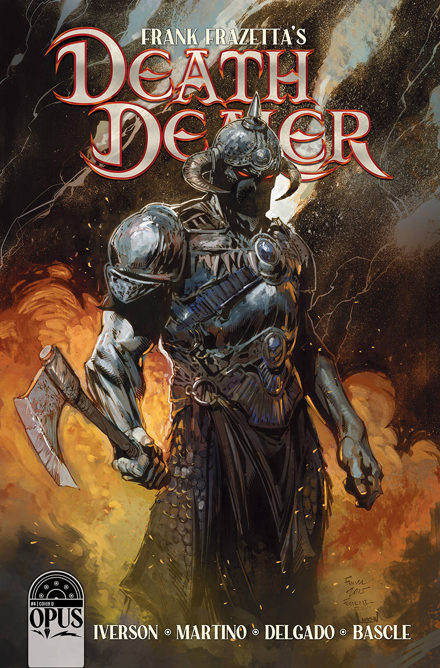 Frank Frazettas Death Dealer Vol 2 #4 Cover D Incentive David Finch Variant Cover