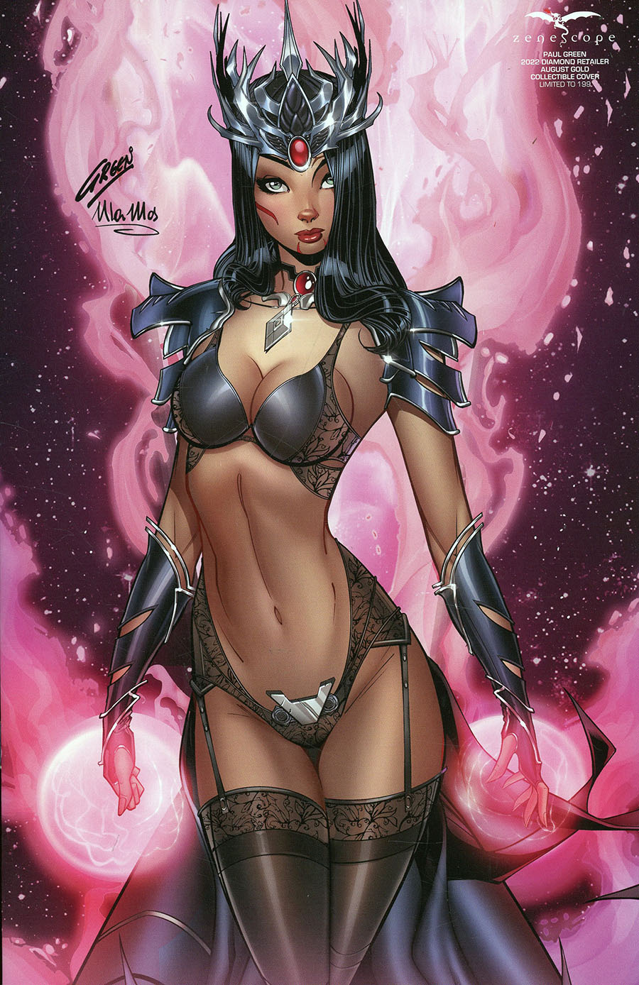 Grimm Spotlight Iron Maiden #1 (One Shot) Cover F Paul Green Dark Princess Lingerie Retailer Variant Cover