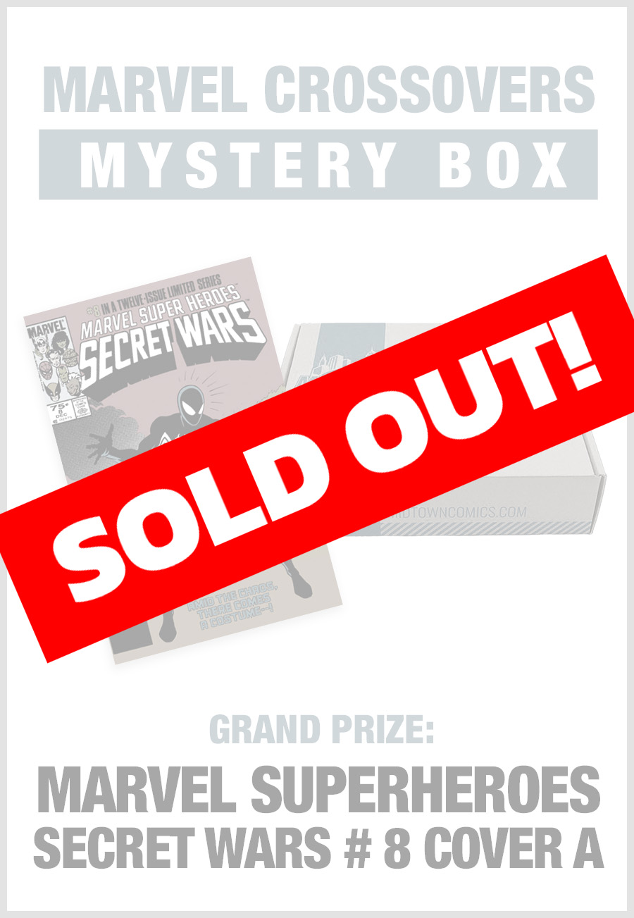 SOLD OUT - Midtown Comics Mystery Box - Marvel Crossovers (Purchase for a chance to win Marvel Super-Heroes Secret Wars #8)