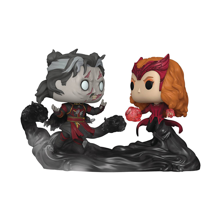 POP Moment Doctor Strange In The Multiverse Of Madness Dead Strange And Scarlet Witch Vinyl Bobble Head