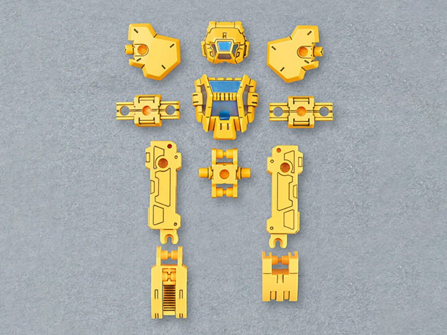 30 Minutes Missions Options 1/144 Kit - Box Of 12 Units - #OP-15 Option Armor For Special Operation (Rabiot Exclusive / Yellow)