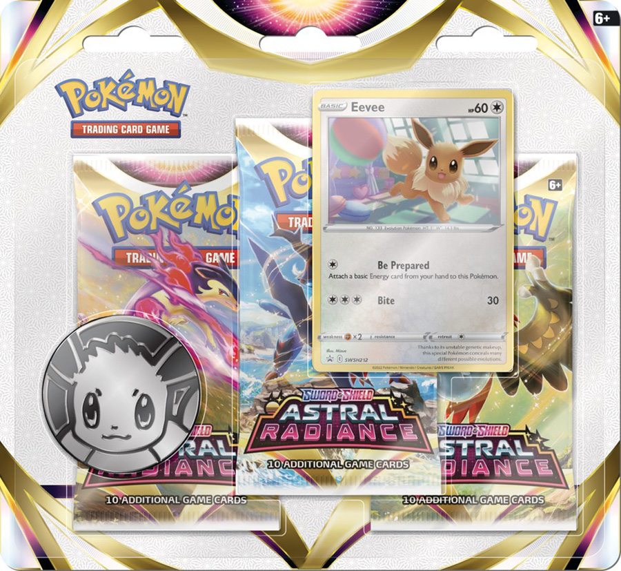 Pokemon Astral Radiance 3-Pack Blister
