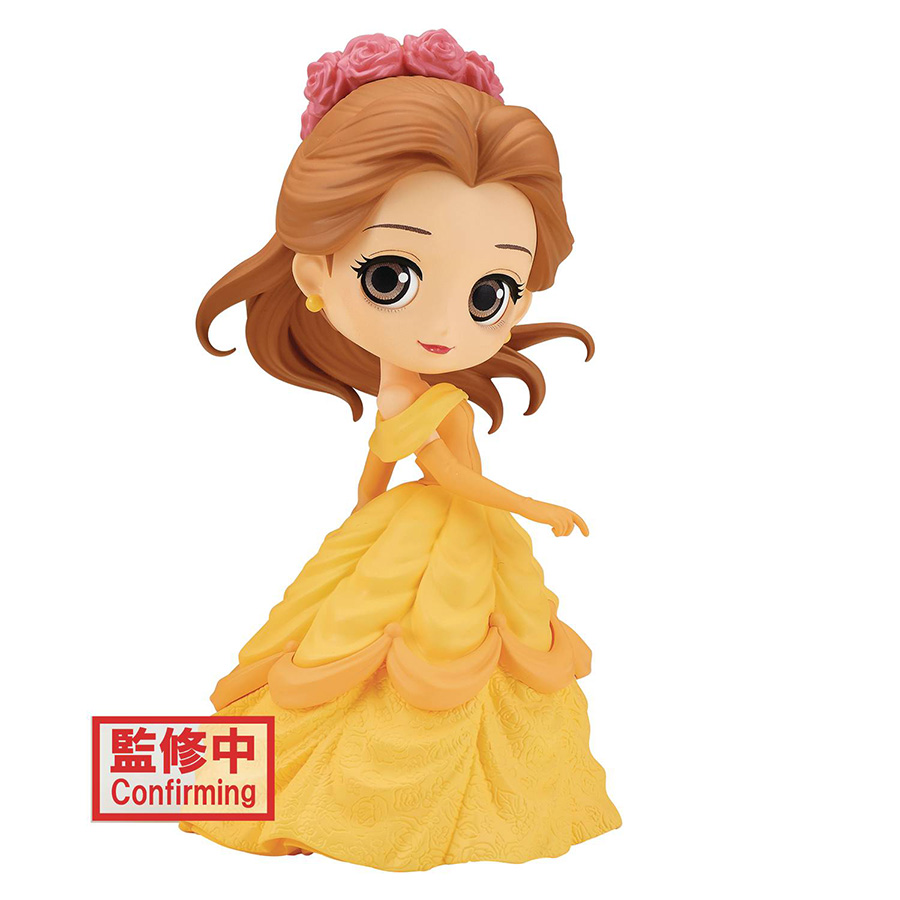 Q-Posket Disney Characters Figure - Flower Style Belle Version B