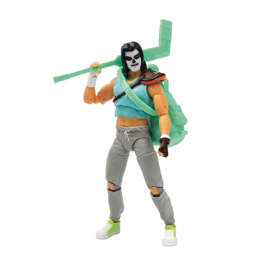 BST AXN Teenage Mutant Ninja Turtles Casey Jones Skull Face Glow-In-The-Dark SDCC 2022 Previews Exclusive 5-Inch Action Figure