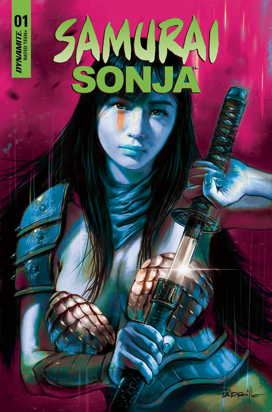Samurai Sonja #1 Cover R Variant Lucio Parrillo Ultraviolet Cover