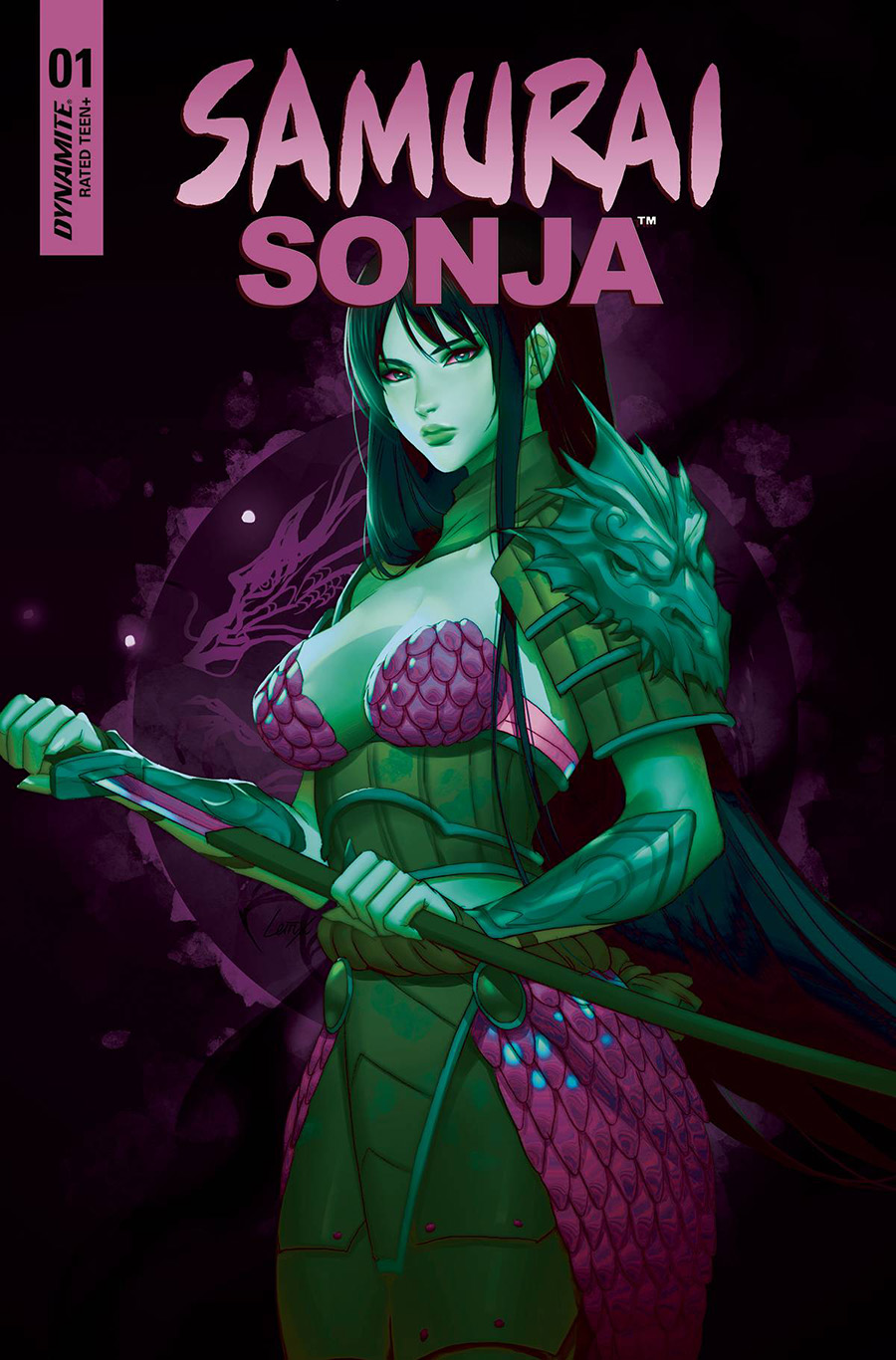 Samurai Sonja #1 Cover S Variant Lesley Leirix Li Ultraviolet Cover