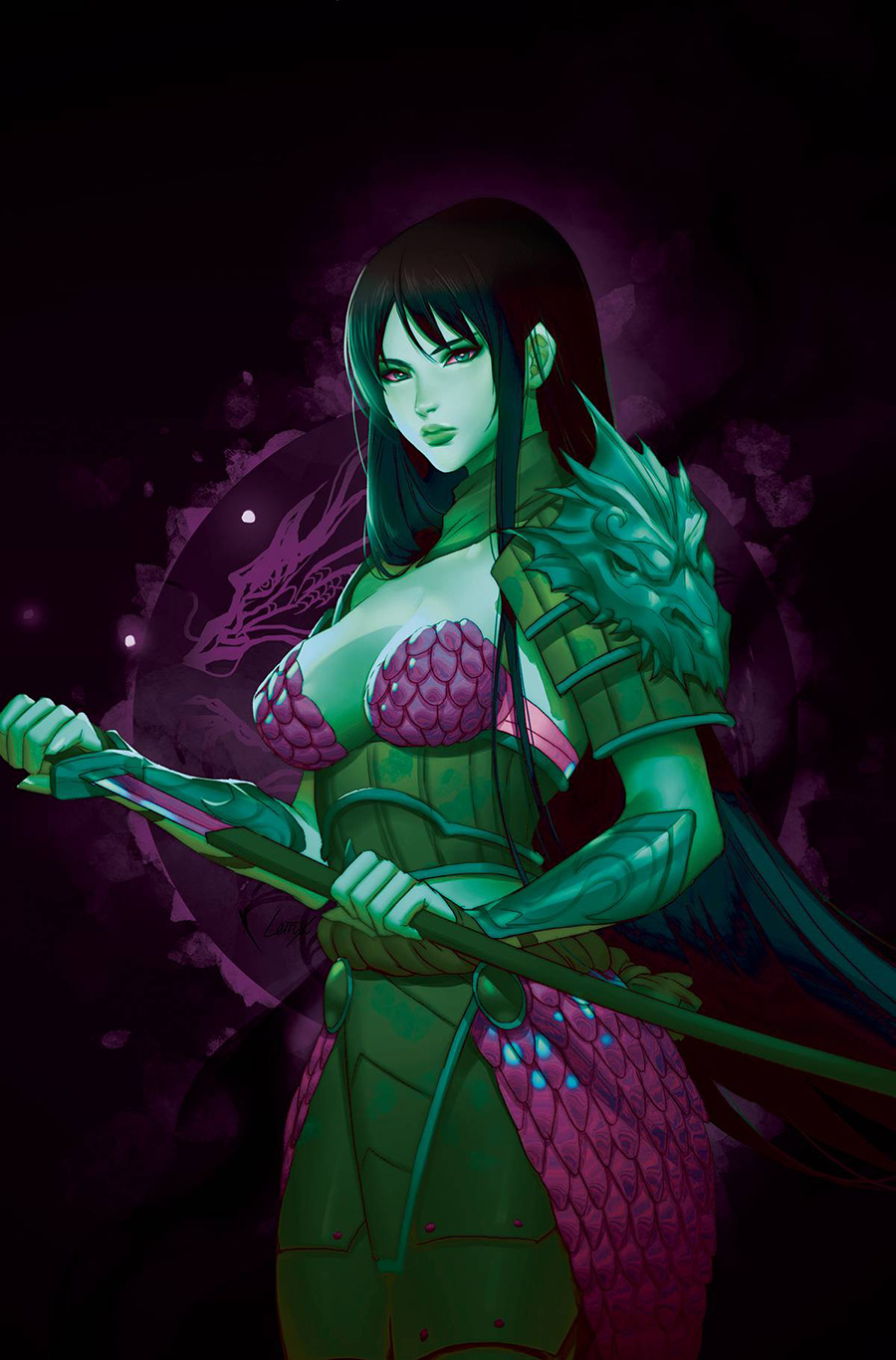Samurai Sonja #1 Cover T Incentive Lesley Leirix Li Ultraviolet Virgin Cover