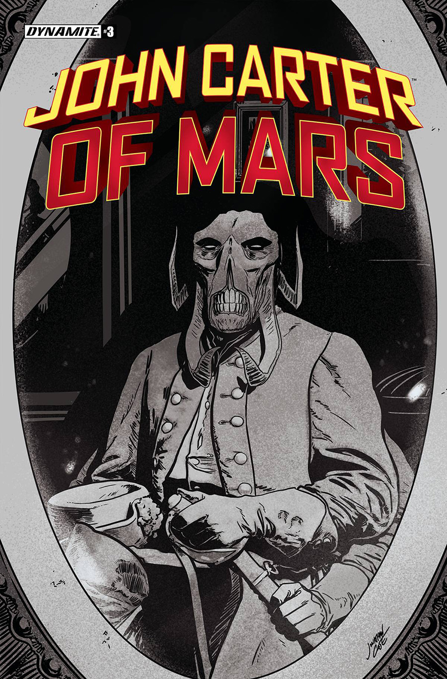 John Carter Of Mars #3 Cover M Incentive Jonathan Case Black & White Cover