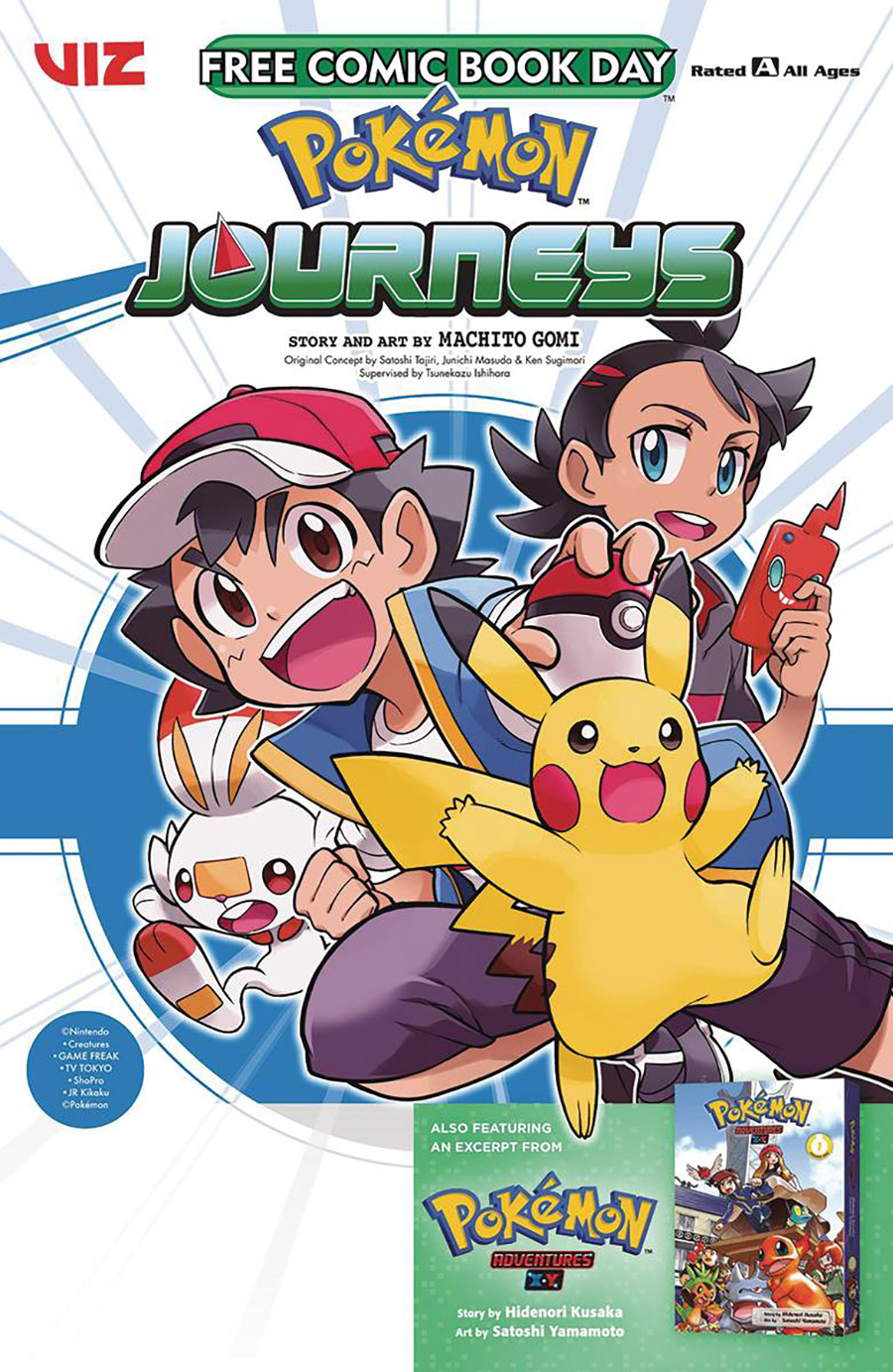 Pokemon Journeys / Pokemon Adventures XY FCBD 2022