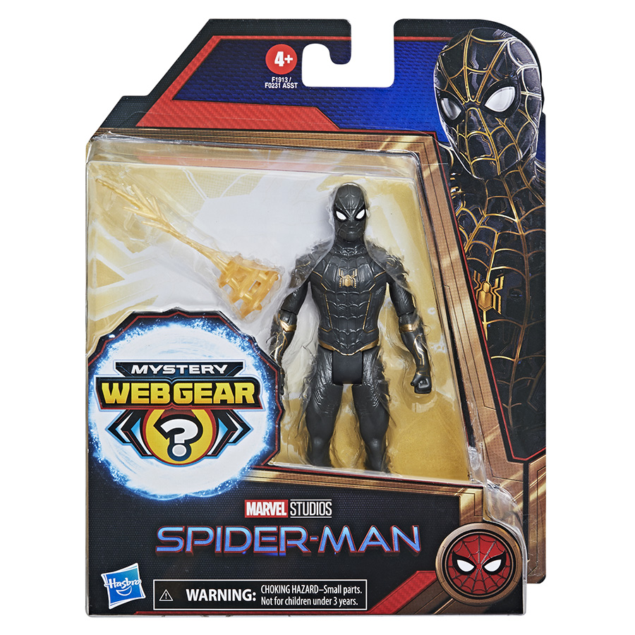 Spider-Man No Way Home 6-Inch Action Figure Assortment 202102 - Spider-Man Black & Gold Suit