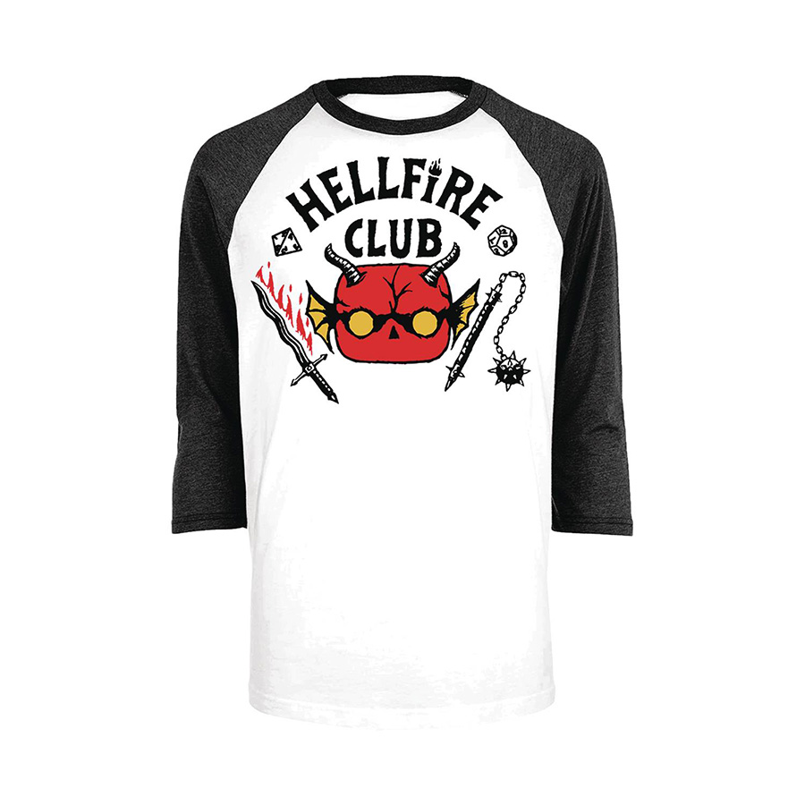 POP Boxed Tee Stranger Things Hellfire Club Sportswear Shirt XX-Large