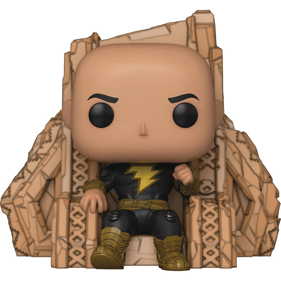 POP Deluxe Black Adam Black Adam On The Throne Vinyl Figure