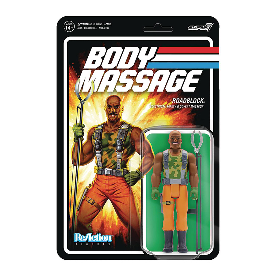 GI Joe ReAction Figure Wave 3 - Roadblock PSA