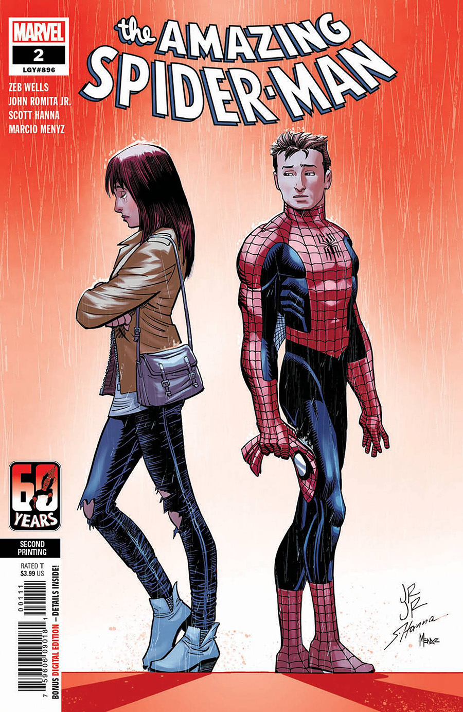 Amazing Spider-Man Vol 6 #2 Cover E 2nd Ptg John Romita Jr Variant Cover