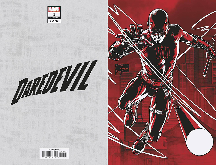 Daredevil Vol 7 #1 Cover J Incentive Joe Quesada Hidden Gem Virgin Variant Cover