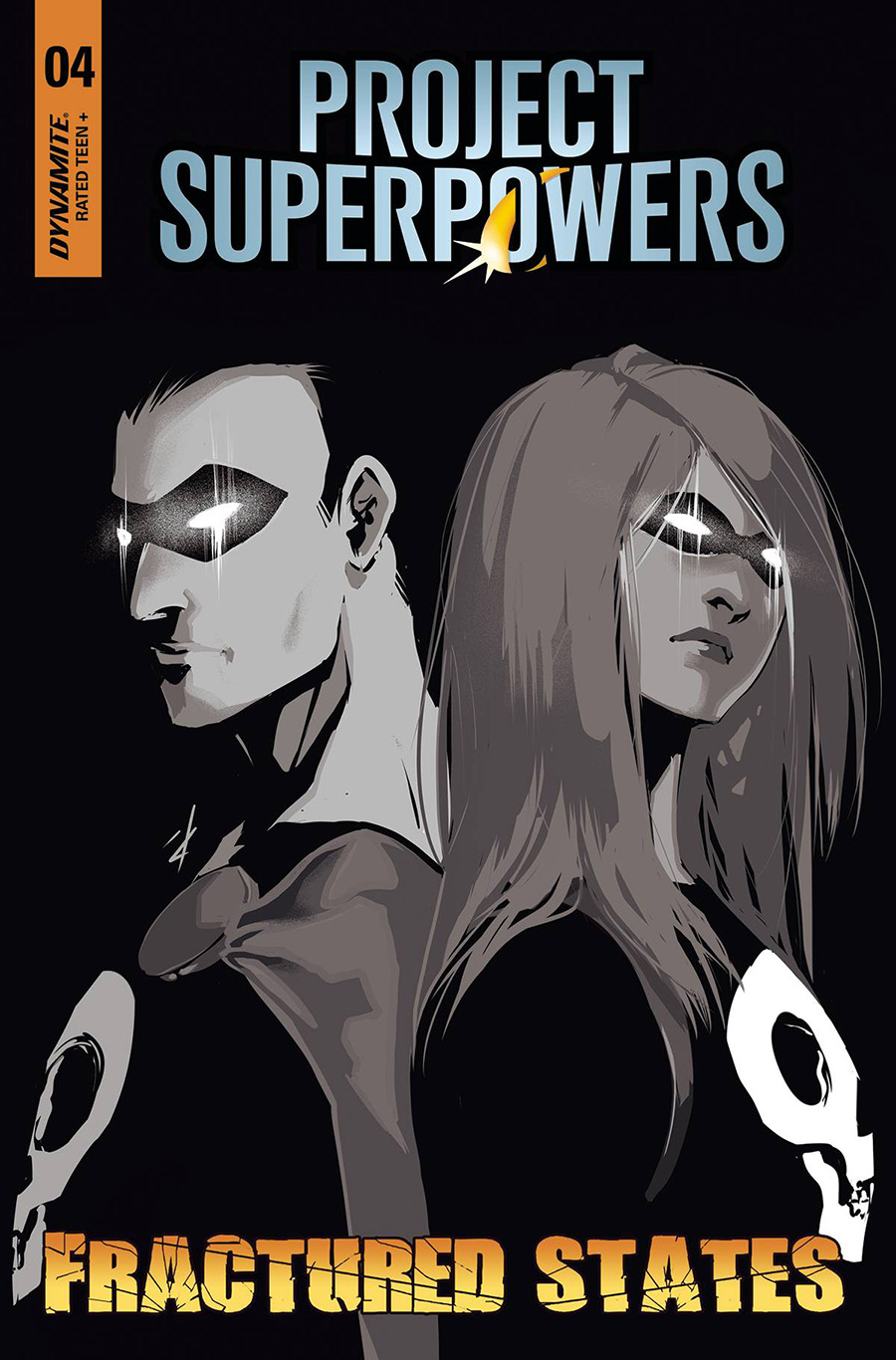 Project Superpowers Fractured States #4 Cover N Incentive Paula Andrade Black & White Cover
