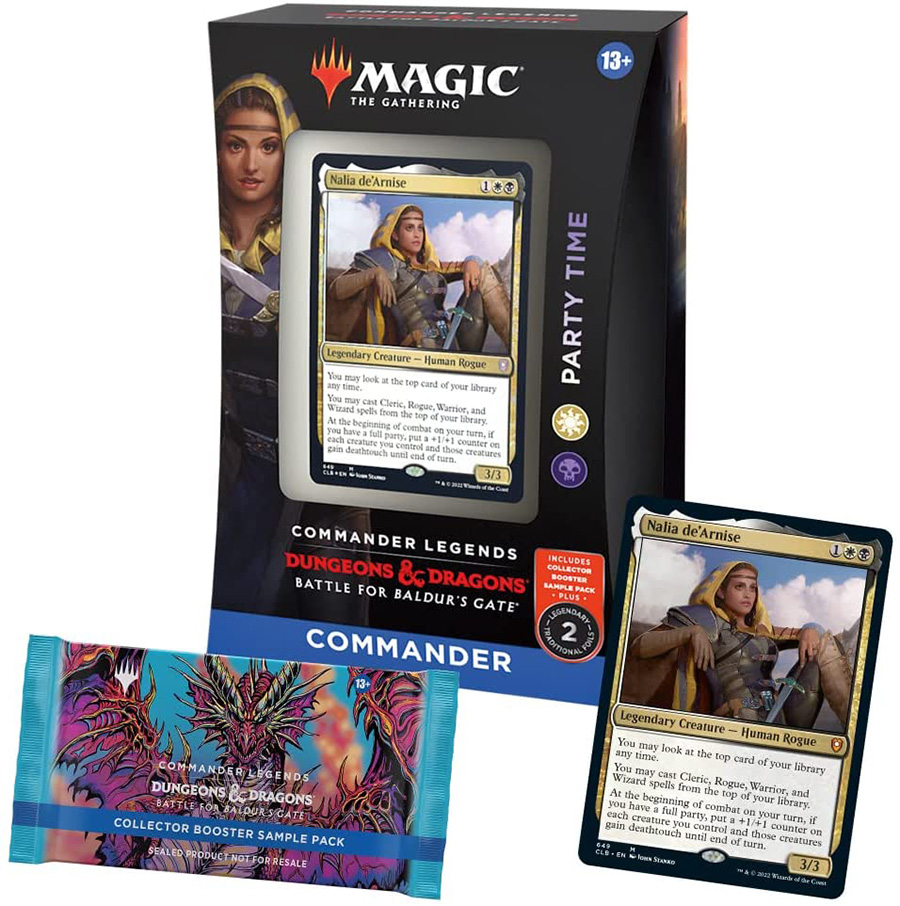 Magic The Gathering Commander Legends Battle For Baldurs Gate Commander Deck (Filled Randomly)