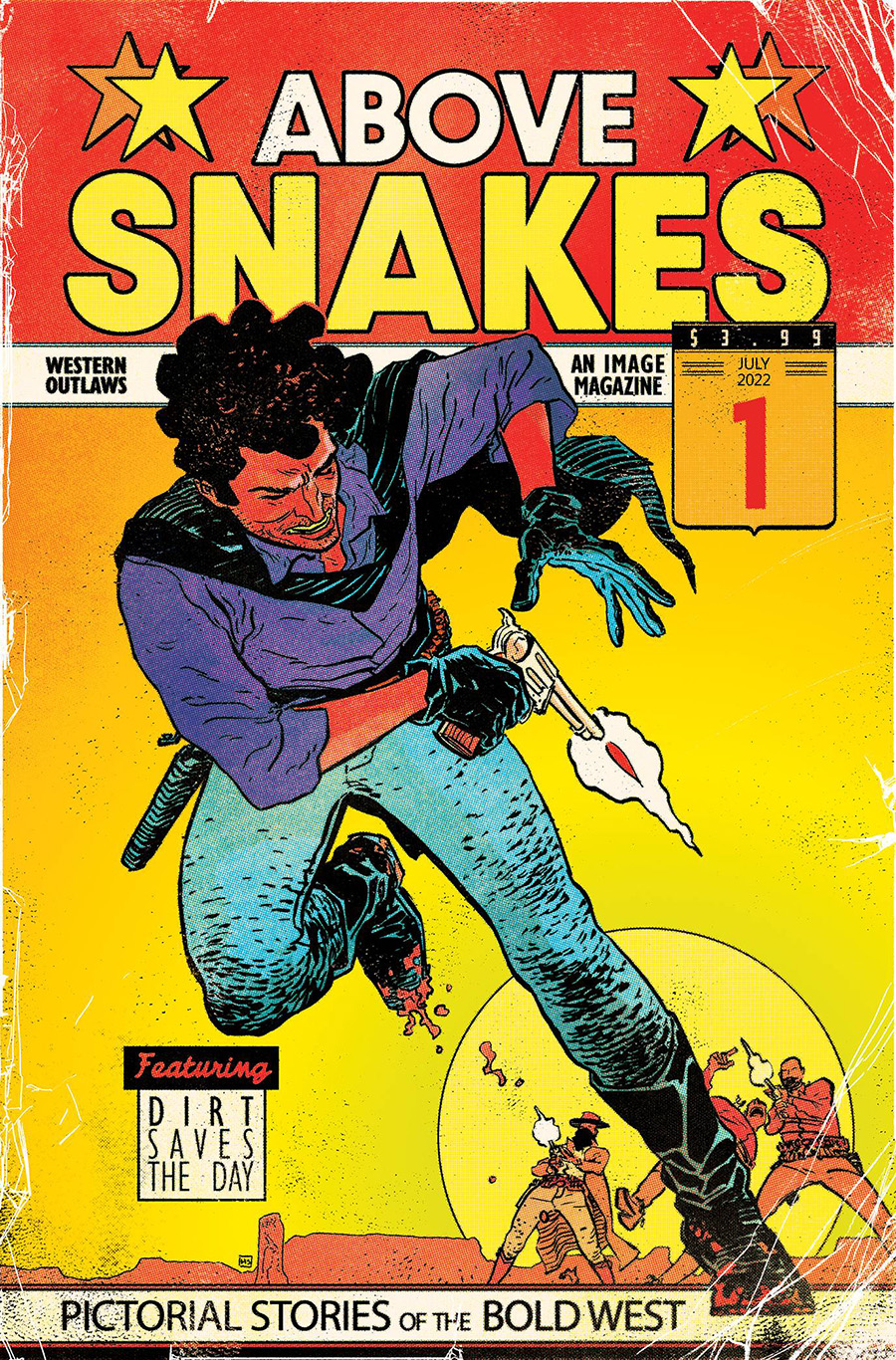 Above Snakes #1 Cover D Incentive Hayden Sherman Retro Variant Cover
