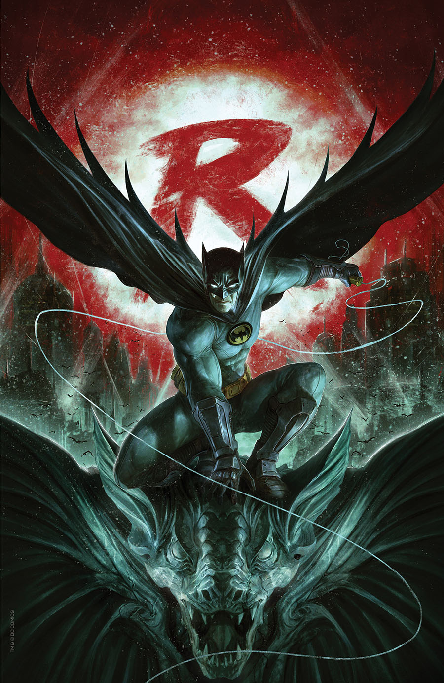 Batman vs Robin #1 Cover G Variant Dave Rapoza Team Card Stock Cover