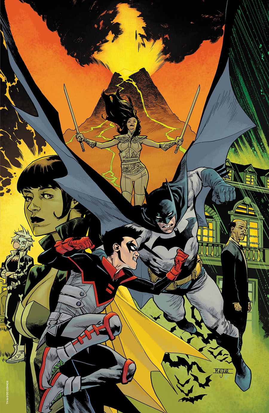 Batman vs Robin #1 Cover K Incentive Mahmud Asrar Foil Card Stock Variant Cover