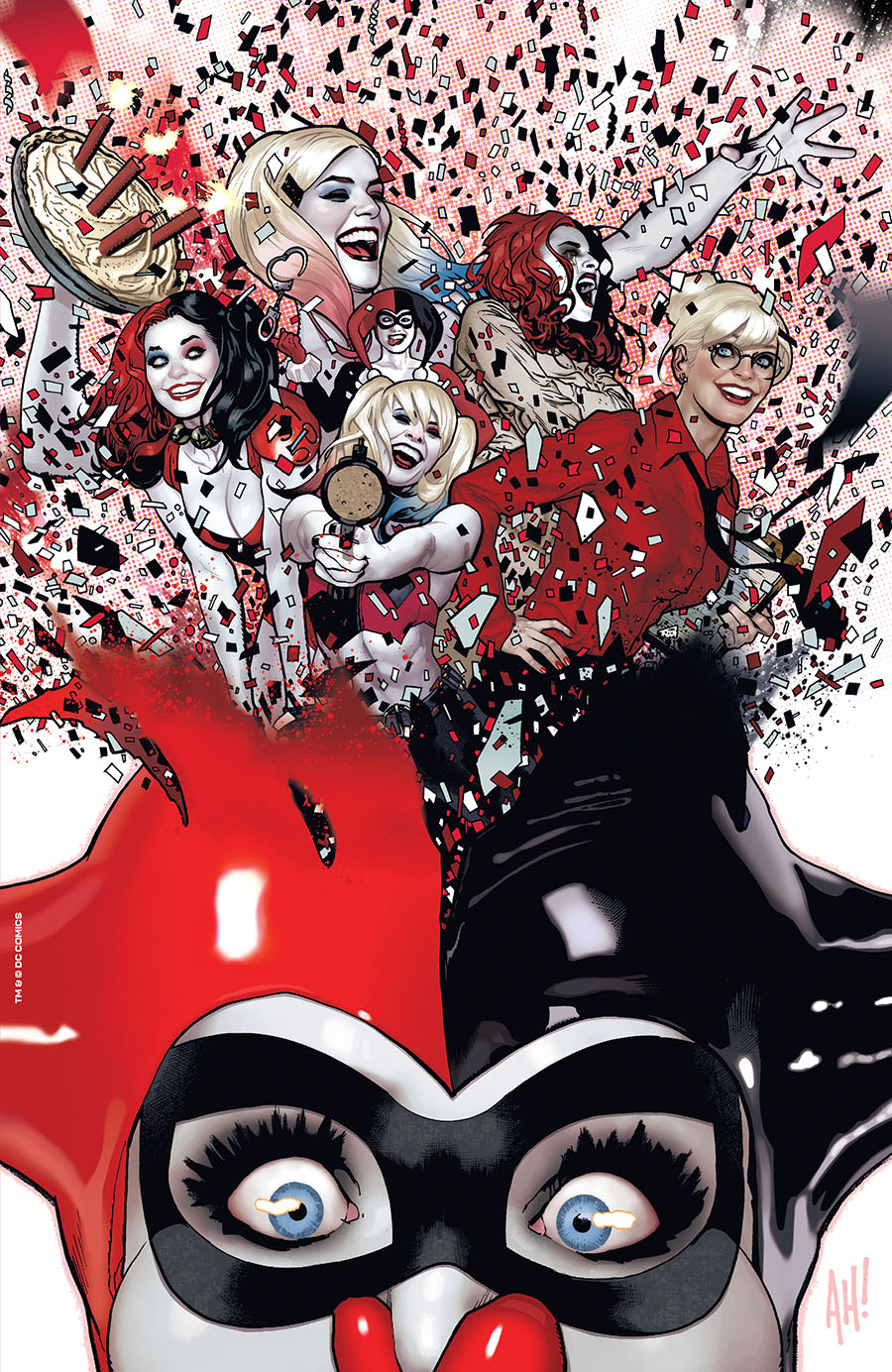 Harley Quinn 30th Anniversary Special #1 (One Shot) Cover N Incentive Adam Hughes Foil Variant Cover