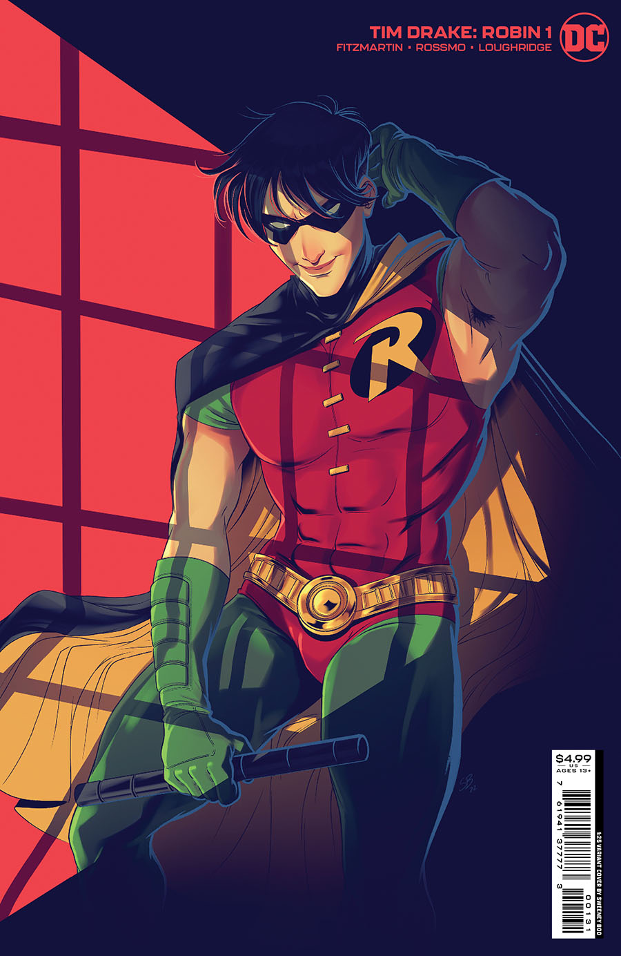 Tim Drake Robin #1 Cover D Incentive Sweeney Boo Debut Era Card Stock Variant Cover