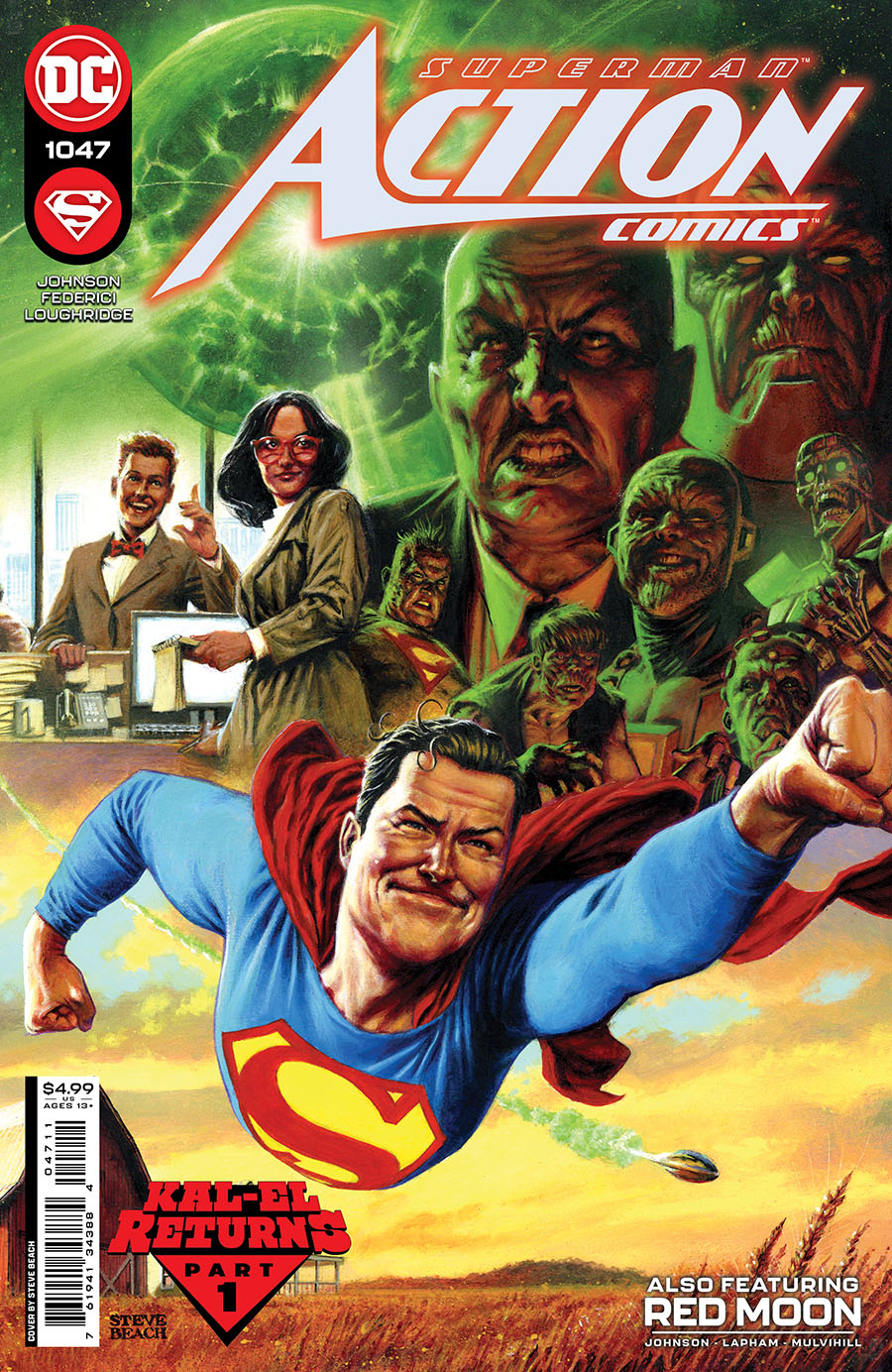 Action Comics Vol 2 #1047 Cover A Regular Steve Beach Cover (Kal-El Returns Part 1)